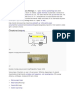 Construction: High-Intensity Discharge Lamps (HID Lamps) Are A Type of