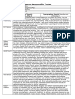 Classroom Management Plan Ed Planning