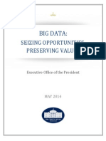 White House Big Data Privacy Report May 1 2014