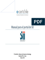 Manual para La Facturacion Electronica Sii