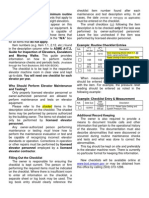 Hydraulic Checklist