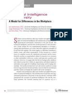 Emotional Intelligence and Diversity Model (Gardenswartz, Cherbosque, Rowe, 2010)