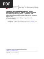 Theoretical and Experimental Analysis of Porous Electrodes For Lithium-Ion Batteries by Electrochemical Impedance Spectroscopy Using A Symmetric Cell