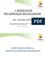 Gestión de Desechos Peligrosos en Ecuador