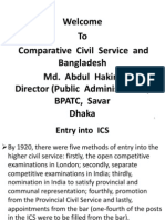 Comparative Civil Service and BangladeshComparative Civil Service and Bangladesh