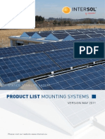 Intersol Mounting Systems Product List 