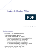 Lecture 6: Random Walks