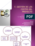 Capitulo 7 Gestión de Los Costos Del Proyecto