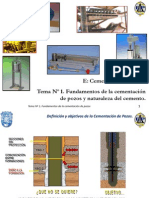 Tema #1. Fundamentos de La Cementación de Pozos