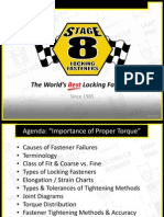 Stage 8: Fastener Technology Presentation