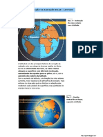 Variação Da Radiação Solar - Latitude (10.º)