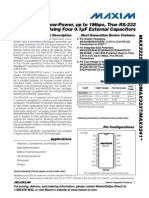 3.0V To 5.5V, Low-Power, Up To 1Mbps, True RS-232 Transceivers Using Four 0.1 F External Capacitors