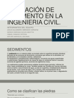 Aplicación de Sedimento en La Ingenieria Civil