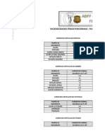 Planilha de Quantificação e Qualificação Das Incapacidades Físico-Funcionais - Mobilidade Articular e Carga Metabólica