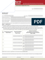 Einstructions Form ICICI BANK 