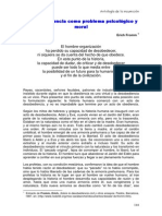 La Desobediencia Como Problema Psicológico y Moral