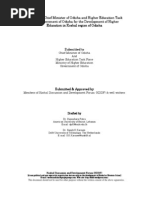 Proposal To Chief Minister of Odisha and Higher Education Task Force Government of Odisha For The Development of Higher Education in Koshal Region of Odisha