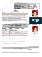 Attendance Sheet (For Examination Centre)