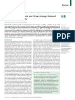 2013 - UCL - Lancet - Popn D'ment Climate Change and Health