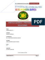 Cinética Química y Preparación de Soluciones