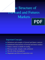 Structure of Forwards Future Markets