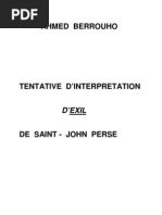 Etude D'exil