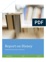 Report On Overview of Disney