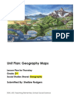 Unit Plan: Geography Maps: Submitted By: Shelbie Rodgers