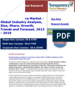 Breath Analyzers Market - Global Industry Analysis, Size, Share, Growth, Trends and Forecast, 2013 - 2019