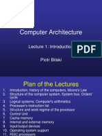 Computer Architecture: Lecture 1: Introduction