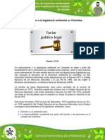 Introducción A La Legislación Ambiental en Colombia