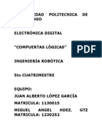 Práctica 1. Compuertas Lógicas