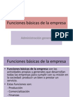 Funciones Bßsicas de La Empresa