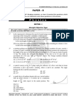 IIT JEE 2007 Paper 2 Solutions by Narayana