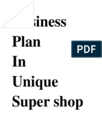 Plan Unique Super Shop