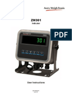 Avery Weigh Scale ZM301 Users Manual