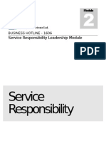 Service Responsibility Workbook