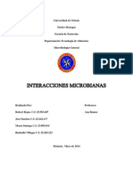 Interacciones Microbinas Trabajo