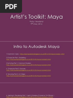 Maya Checklist