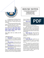 House Notes Week Nine