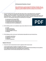 Self-Assessment Questions, Group 6