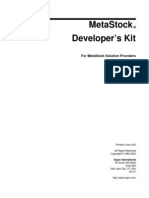 Metastock Developer Kit