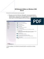 SQL Server 2008 Enterprise Edition On Windows 2008 Server