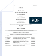 Diagnostic Des Defauts Des Machines Asynchrones Par Reconnaissance Des Formes