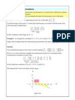 Transformations and Matrices