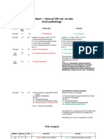 Dentest 5th Edition Clinicals Errata