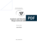 Analysis and Detection of Skype Network Traffic: M U F I