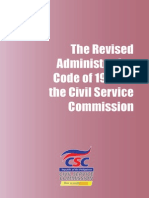 Revised Administrative Code of 1987 On The Civil Service Commission