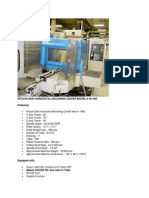 Hitachi Seiki Horizontal Machining Center Model