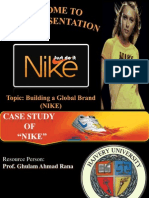 Nike Case Study (Building A Global Brand Image)